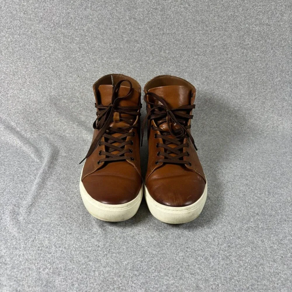 Thursday Boot Co. Premier High Top Sneakers Toffee Leather Men's 10.5